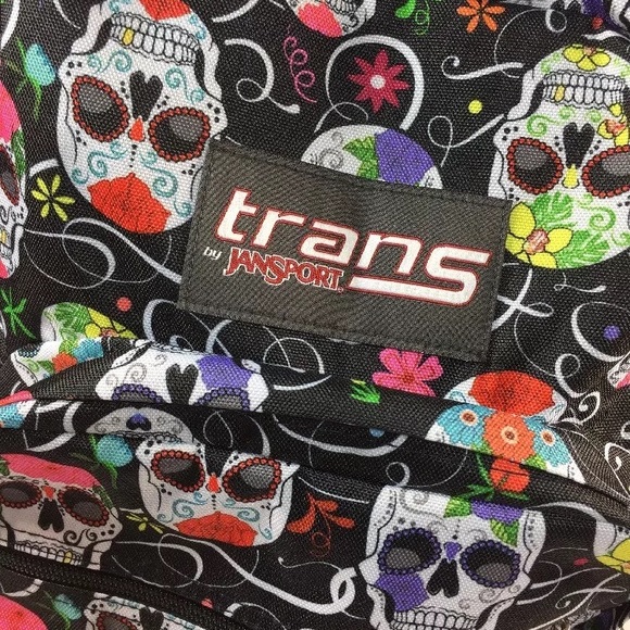 LAST ONE Jansport laptop backpack sugar skull - Picture 5 of 8